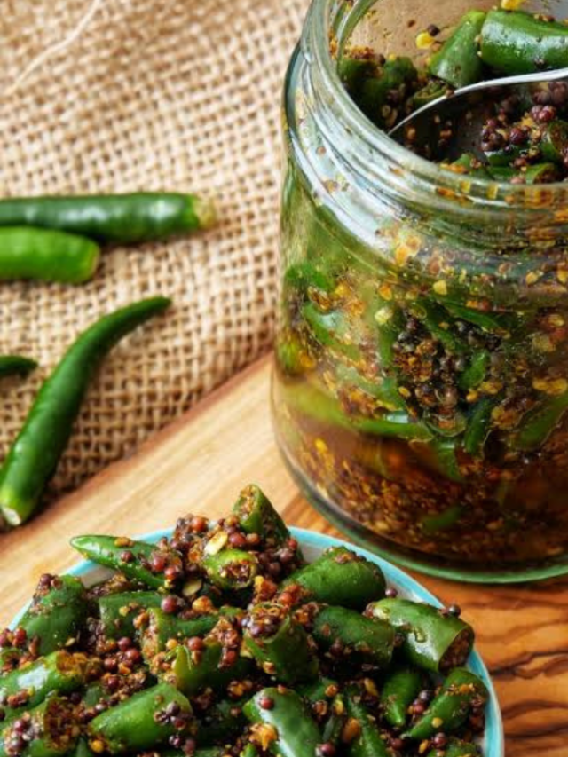 हरी मिर्च का आचार बनाने का सही तरीका