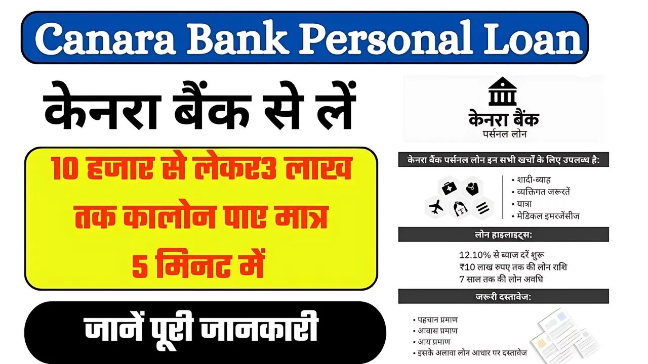 Canara Bank Personal Loan Apply